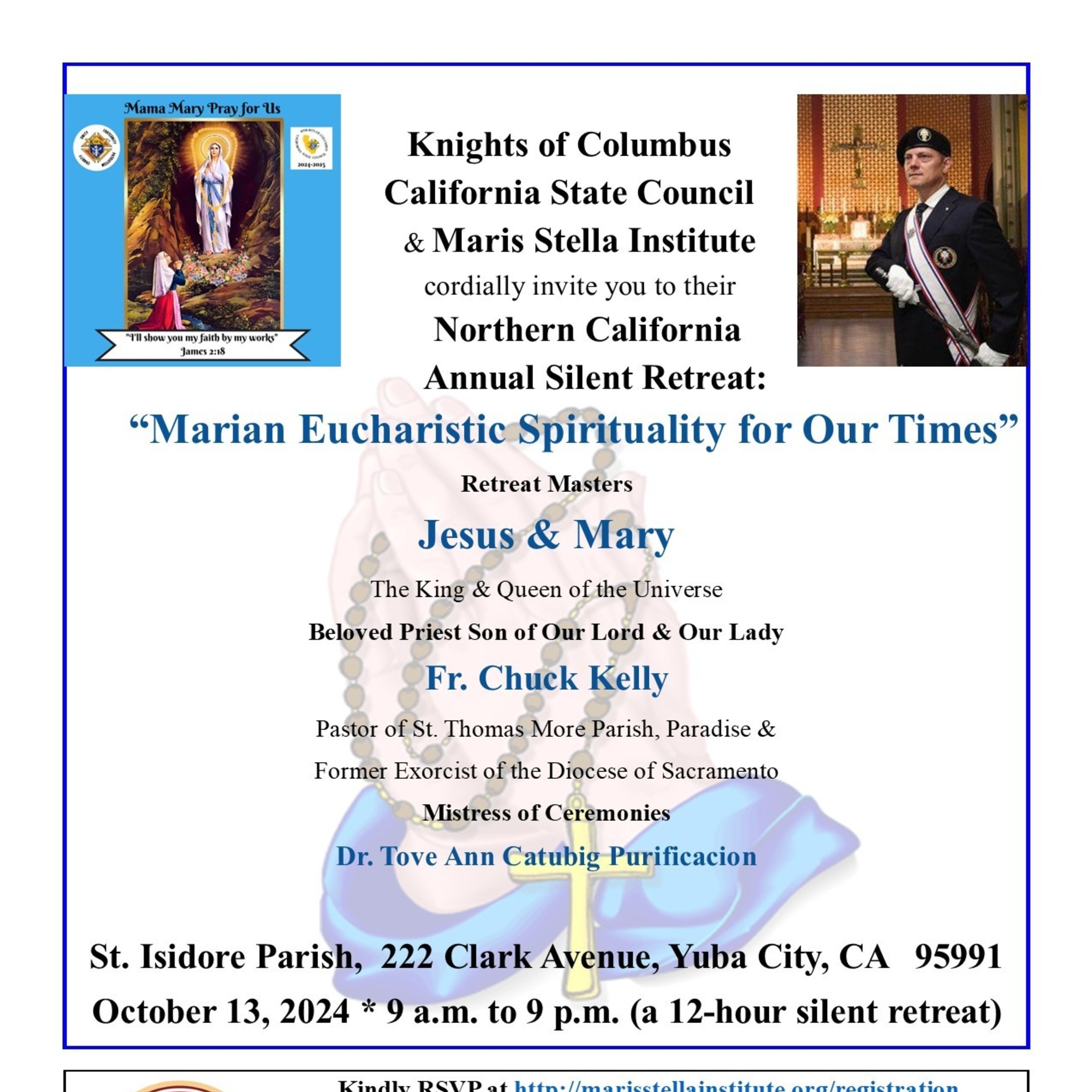 Knights of Columbus California State Council & Maris Stella Institute
