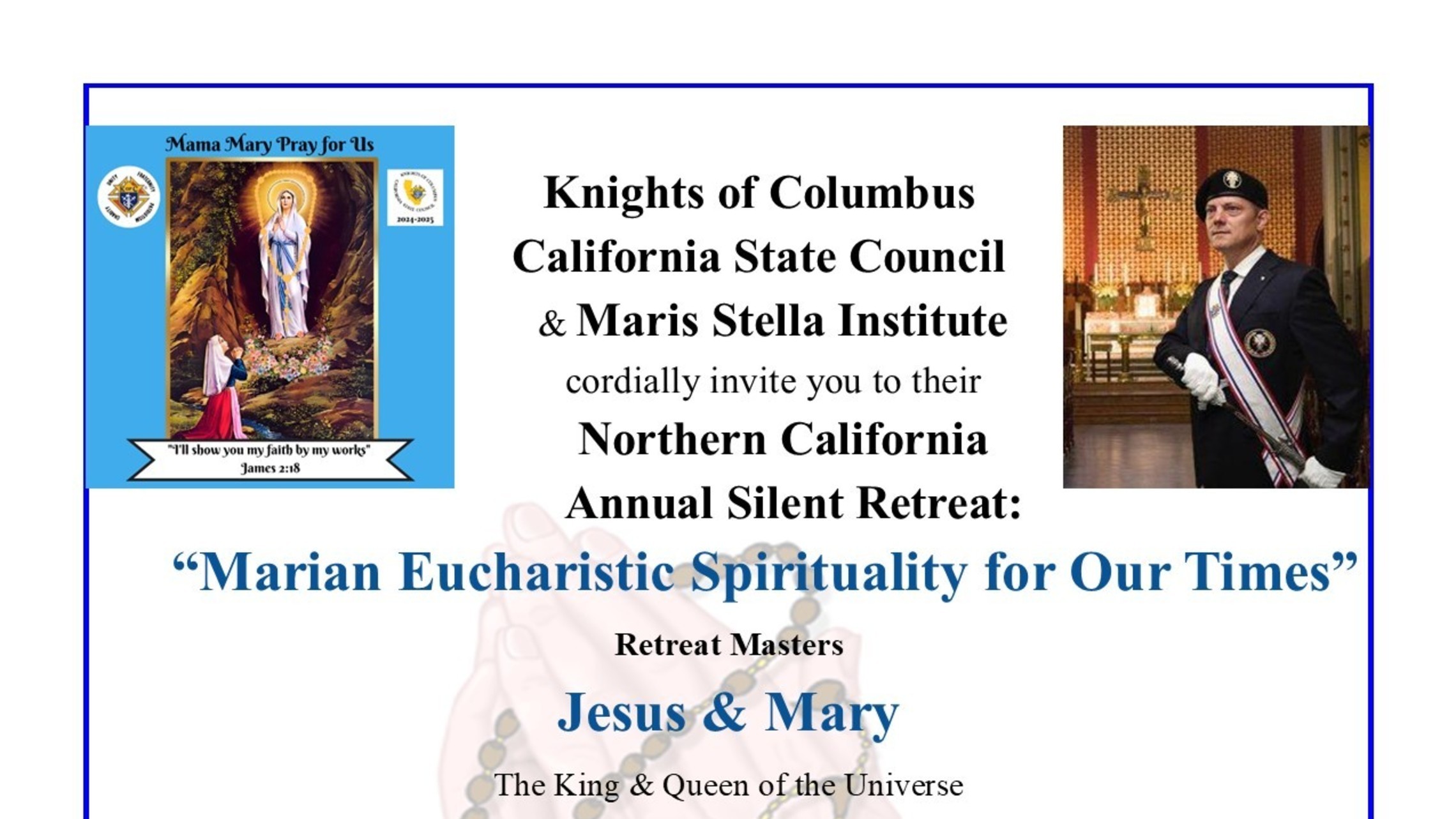 Knights of Columbus California State Council & Maris Stella Institute